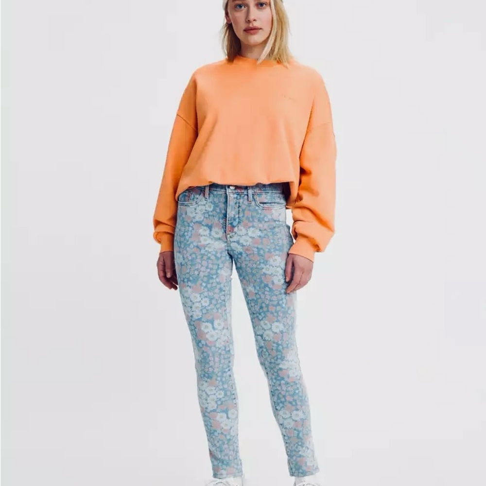Levi’s Floral Blue Women's Jeans